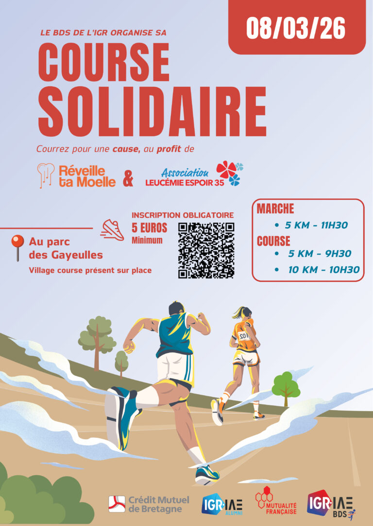 Le BDS organise sa 4ème édition de la Course Solidaire