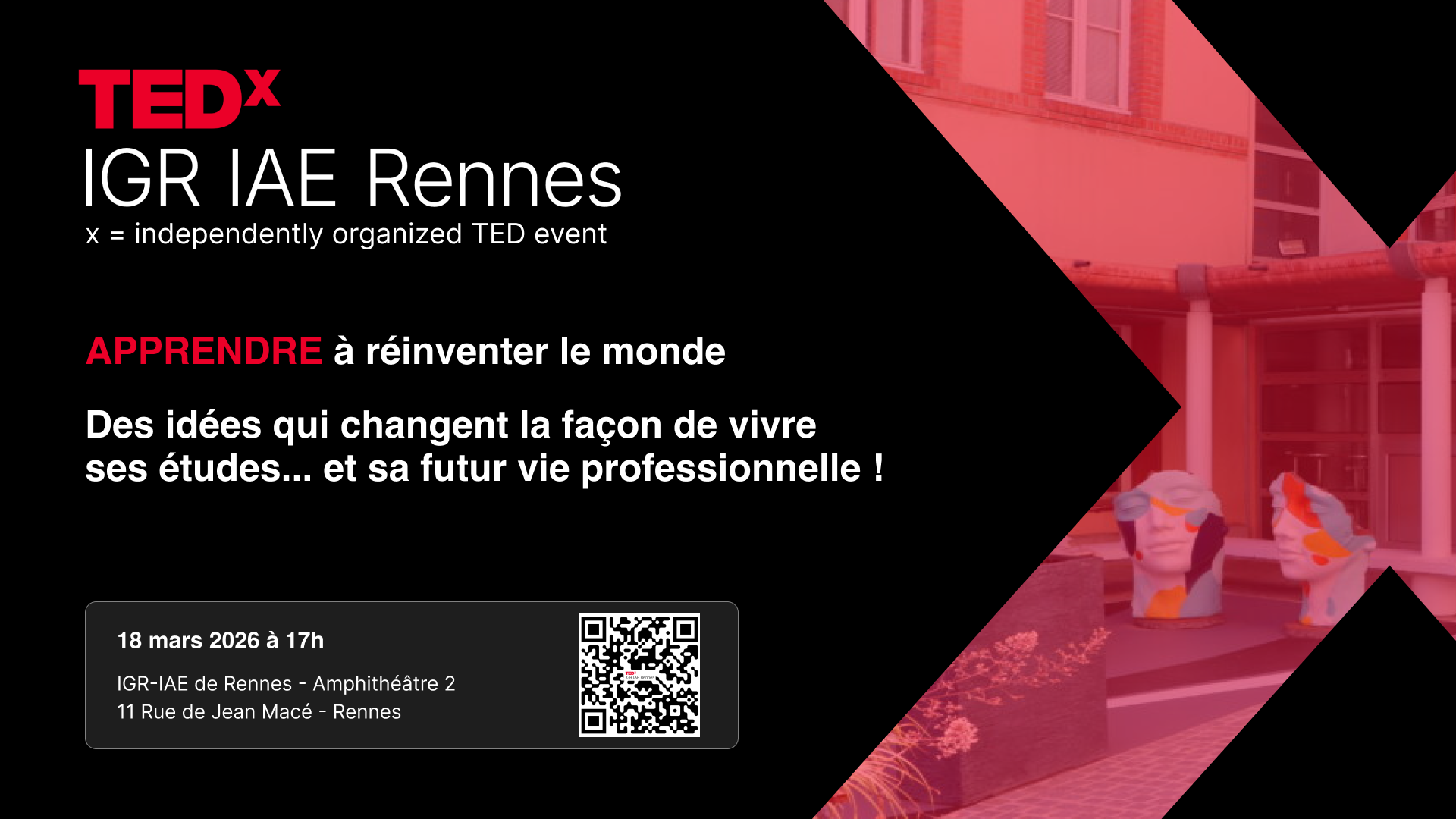 TEDx IGR-IAE Rennes : une conférence inspirante organisée par l’association étudiante MAEstro