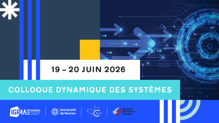 Colloque Dynamique des Systèmes les 19 et 20 juin 2026