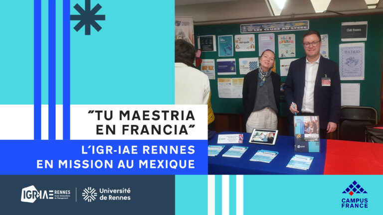 L&rsquo;IGR-IAE Rennes en mission au Mexique